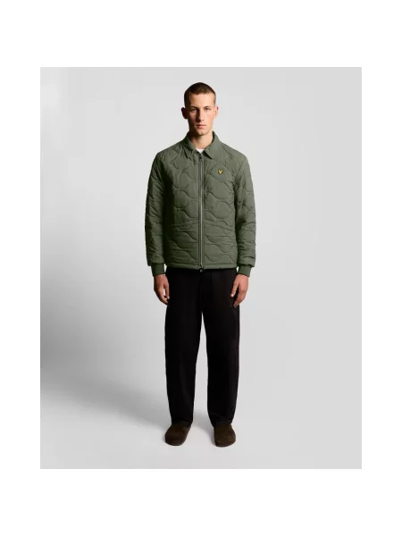 Kurtka Lyle & Scott pikowana zielona