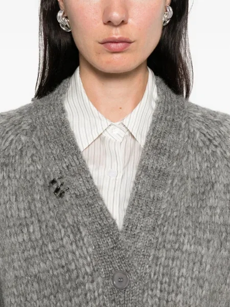 Cardigan Ermanno Scervino tricotate gri