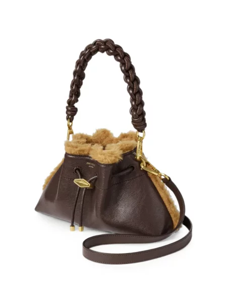 Geantă Jimmy Choo maro