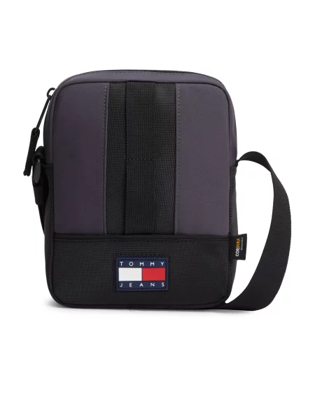 Tommy Jeans Geantă de umăr gri taupe negru