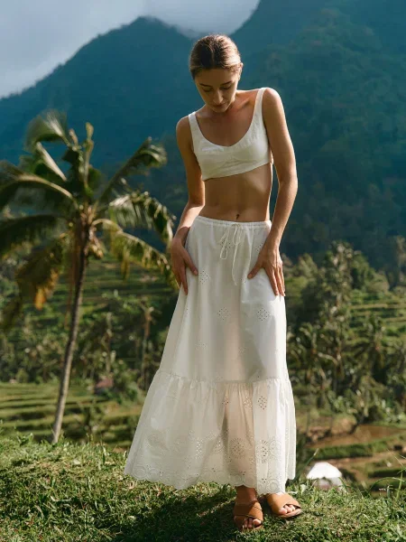 Gepur Спідниця максі Молочний 