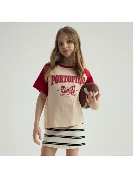 Reserved Skort szoknya krémszínű