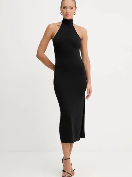 Silvian Heach rochie TIKIM maxi mulata negru