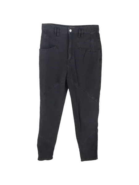 Retro zúžené zúžené džíny Isabel Marant Vintage černé