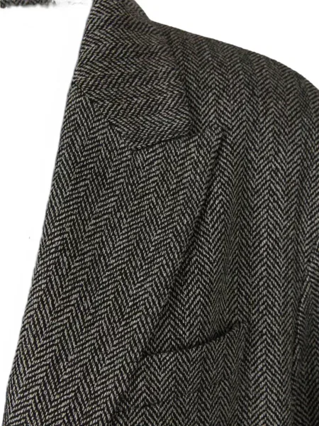 Sacou Dsquared2 cu model herringbone gri