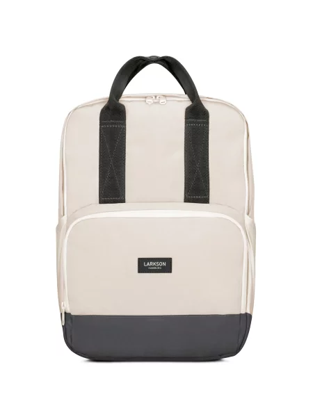 LARKSON Rucsac No 6 nisipiu / metalic gri