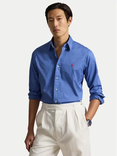 Polo Ralph Lauren Cămașă Custom Fit albastru