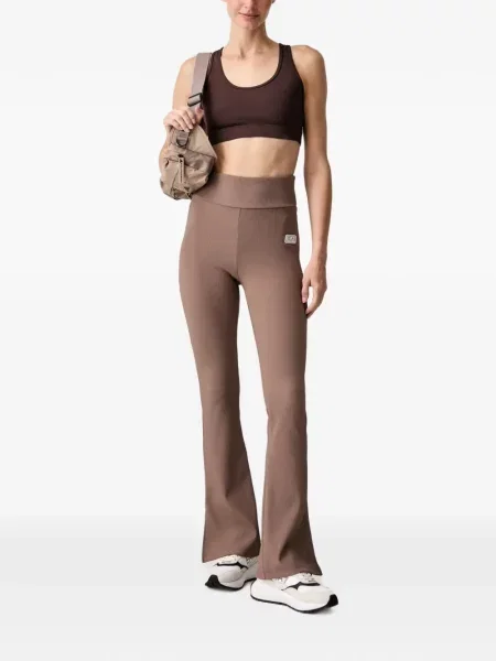Πλεκτά κολάν Ea7 Emporio Armani καμπάνα καφέ