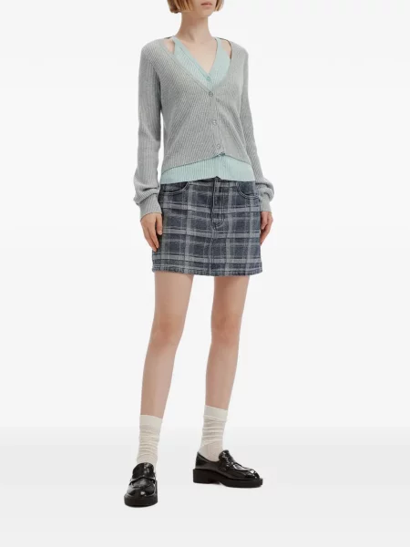 Cardigan B+ab tricotate gri