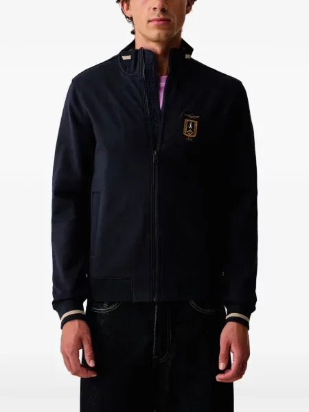 Pulover Aeronautica Militare cu broderie albastru