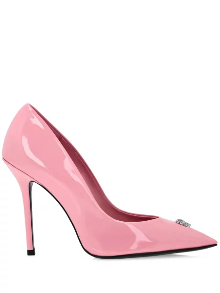 Pantofi cu toc Philipp Plein roz