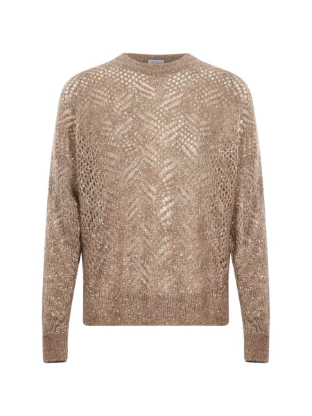 Pulover Brunello Cucinelli cu paiete