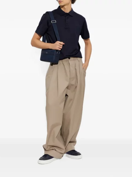 Scurt tricou polo Giorgio Armani albastru