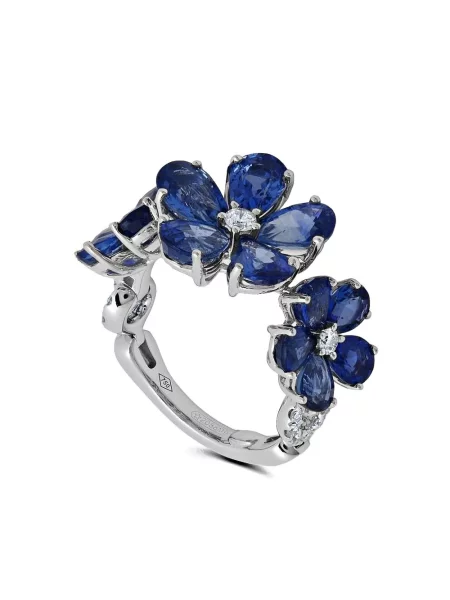 Inel Jewels Aficionado cu model floral alb