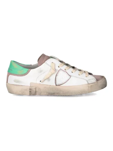 Buty do tenisa Philippe Model zamszowe do tenisa białe