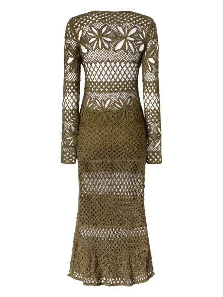 Rochie maxi Pinko de costum verde