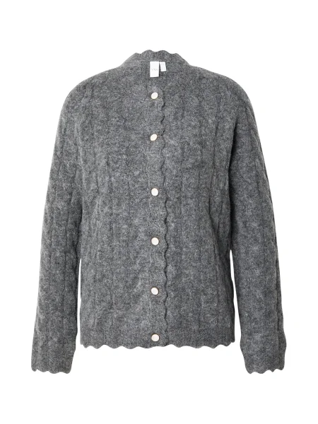 YAS Geacă tricotată YASBUBERA amestecat gri