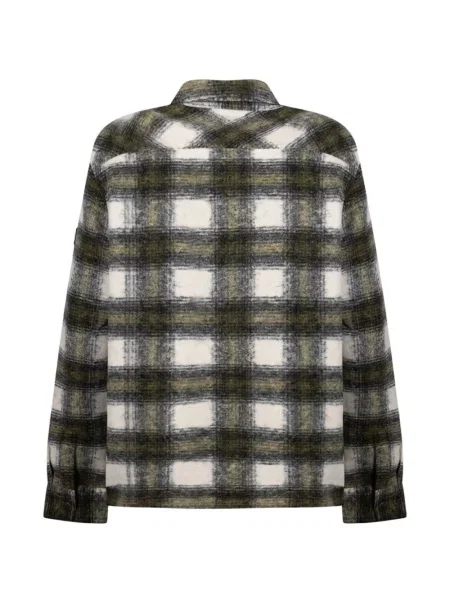 Карирано яке тип риза Barbour International зелено