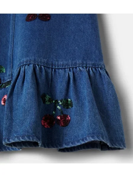 Gyerek denim ruha Konges Slojd kék