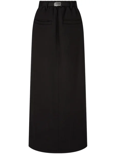 Fustă Studio Tomboy din material terry negru