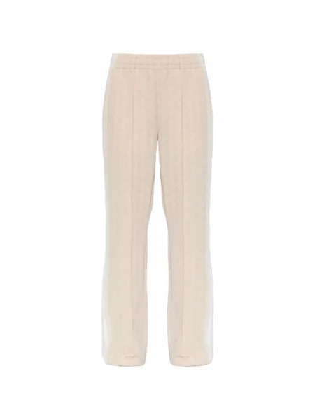 Pantaloni Lacoste evazate alergare roz