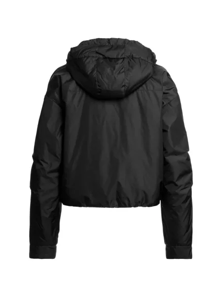 Geacă cu puf Parajumpers cu glugă negru