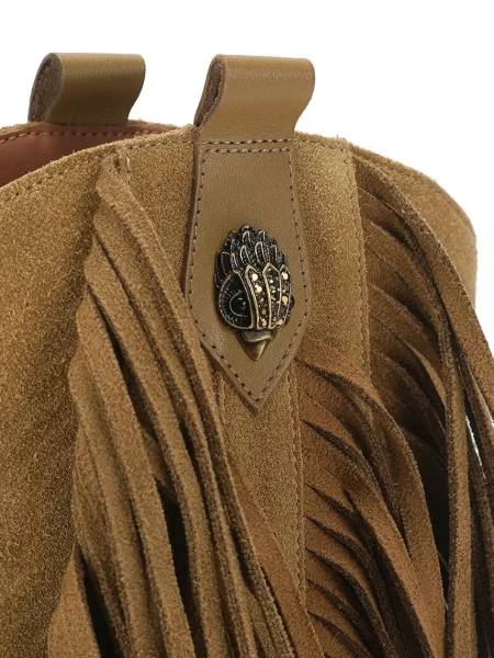 Кожаные ботинки Kurt Geiger London с бахромой