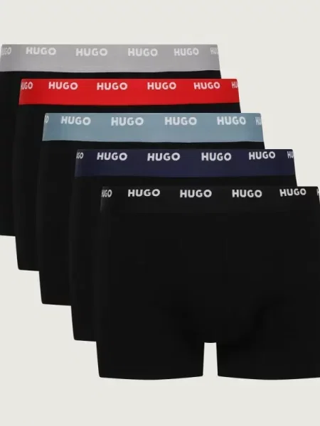 HUGO Boxeralsók tengerészkék / taupe / pasztellzöld / piros fekete