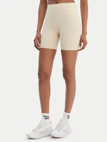Спортивные шорты Reebok бежевые