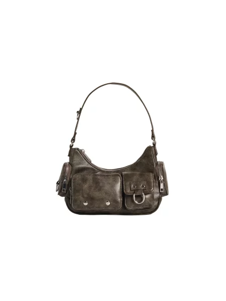 Bershka Torba za čez ramo siva