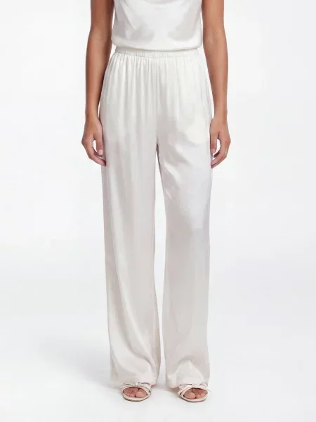 MYLAVIE by Sarah Harrison Pantaloni alb