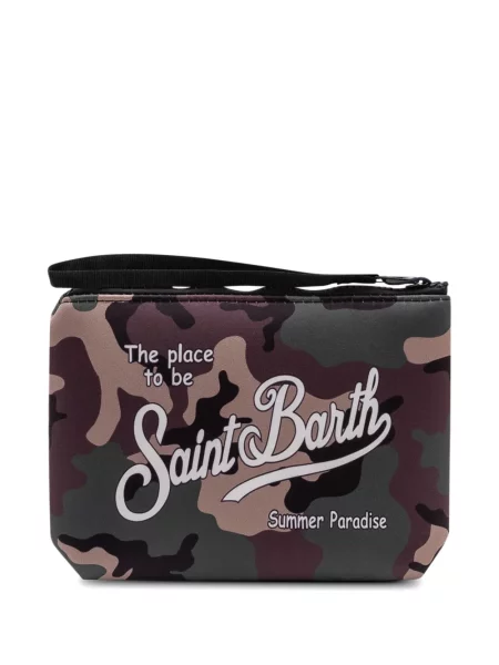 Geantă Mc2 Saint Barth cu model camuflaj verde