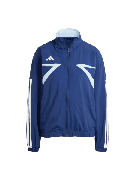 Adidas geacă Tiro bleumarin de tranziție alb