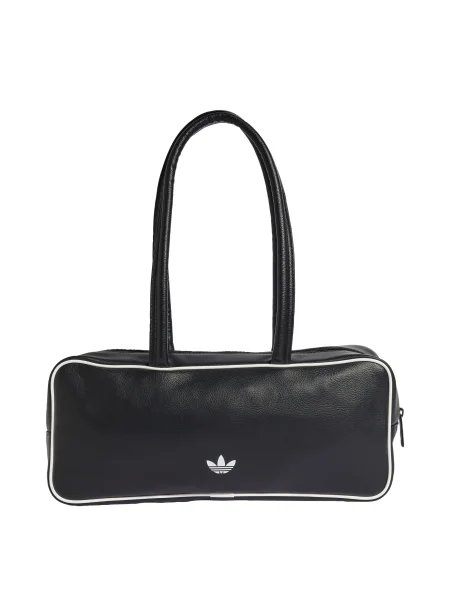 ADIDAS ORIGINALS Geantă de umăr Adicolor Elongated / alb negru