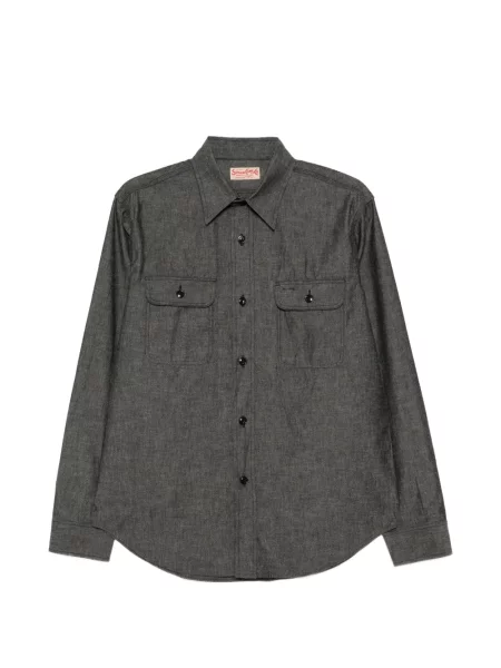 Cămașă de blugi Sugar Cane Jeans gri