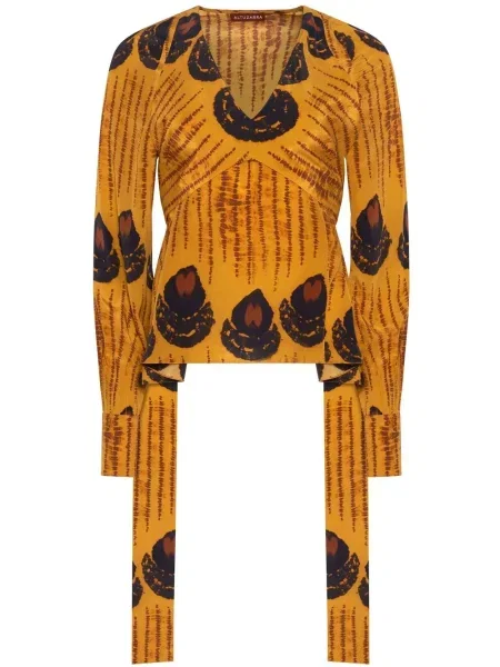 Bluză Altuzarra lungă portocaliu