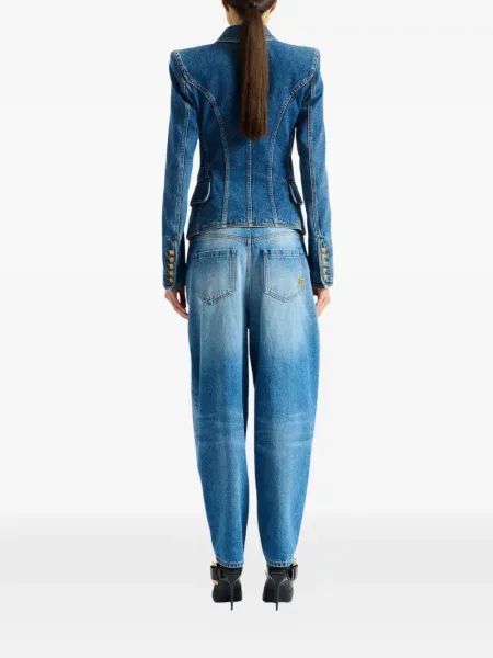 Geacă de blugi Balmain albastru