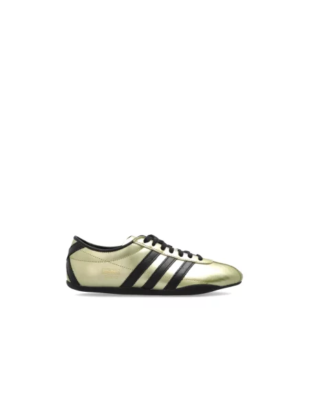 Sneakersy Adidas Originals skórzane żółte