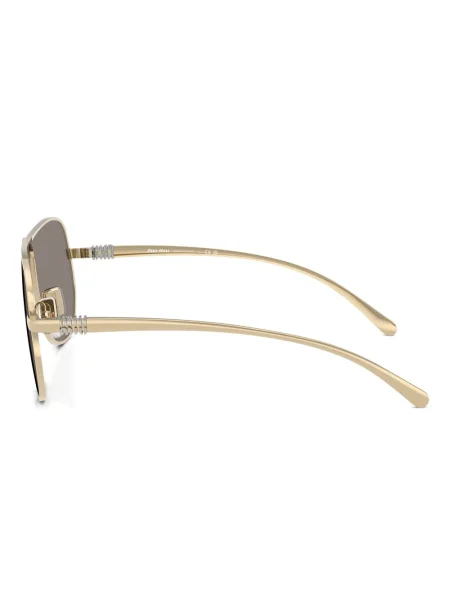 Ochelari de soare Miu Miu Eyewear auriu