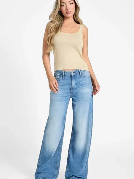 Прямі джинси GUESS ліоцелл синій