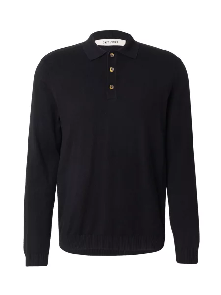 Only & Sons Pulover ONSLOUI' črna