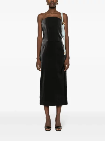 Kostiumas midi suknelė Jacquemus iki kelių juoda