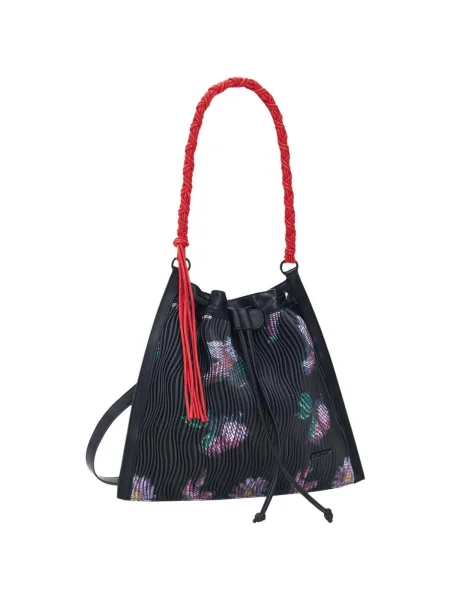 Desigual Rucsac verde / roz alb negru