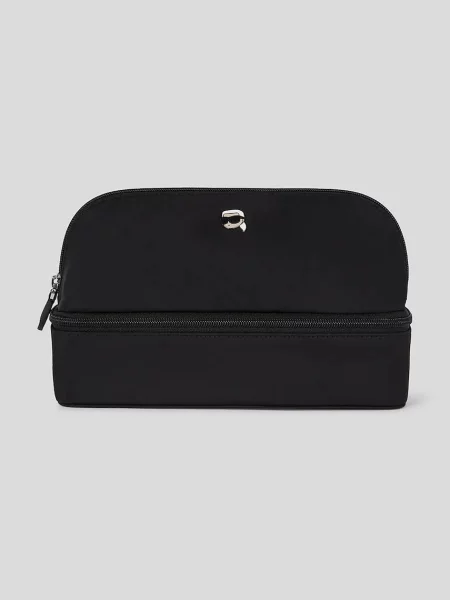Козметична чанта Karl Lagerfeld IKON черно