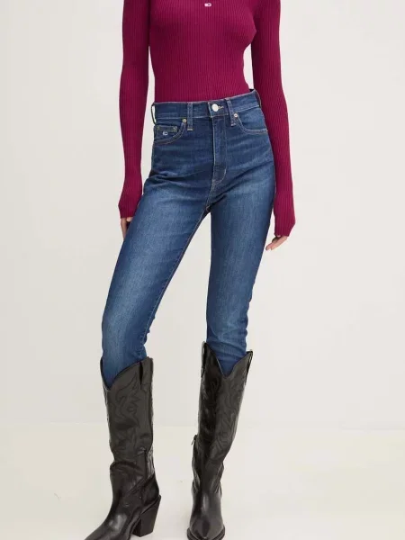 Tommy Jeans jeansy granatowy