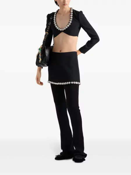 Fusta mini Prada negru