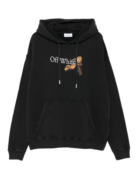 Hanorac cu glugă Off-white alb