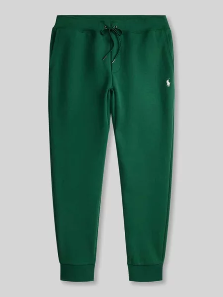 Szorty z dzianiny dresowej o kroju tapered z mieszanki bawełny Polo Ralph Lauren zielone