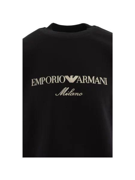 Bluza Armani z dżerseju niebieska