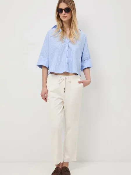 Medicine spodnie chinos z beżowe